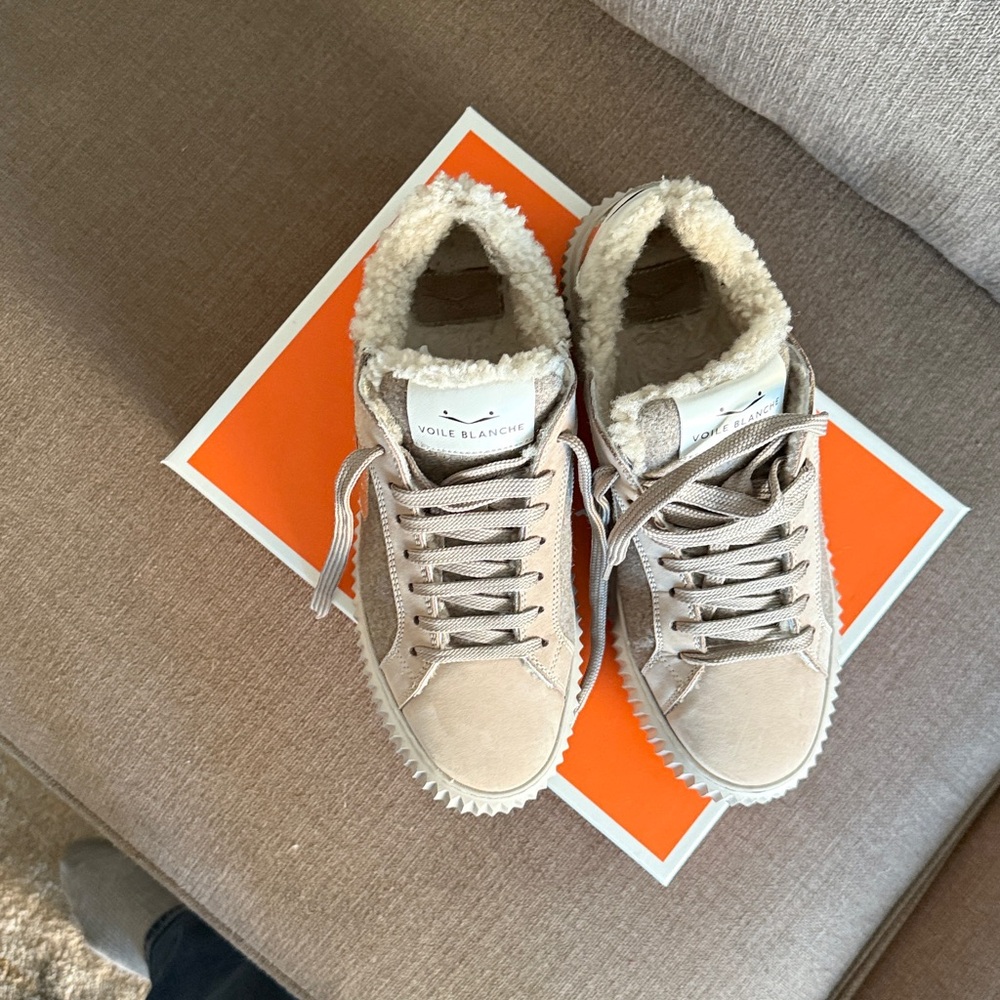 Lipari Geniune Shearling Lined Sneaker (Women) - Picture 2 of 3